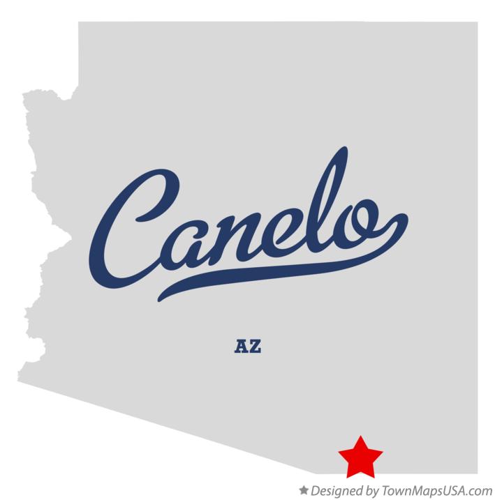 Map of Canelo Arizona AZ
