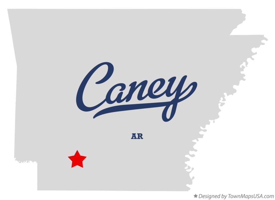 Map of Caney Arkansas AR