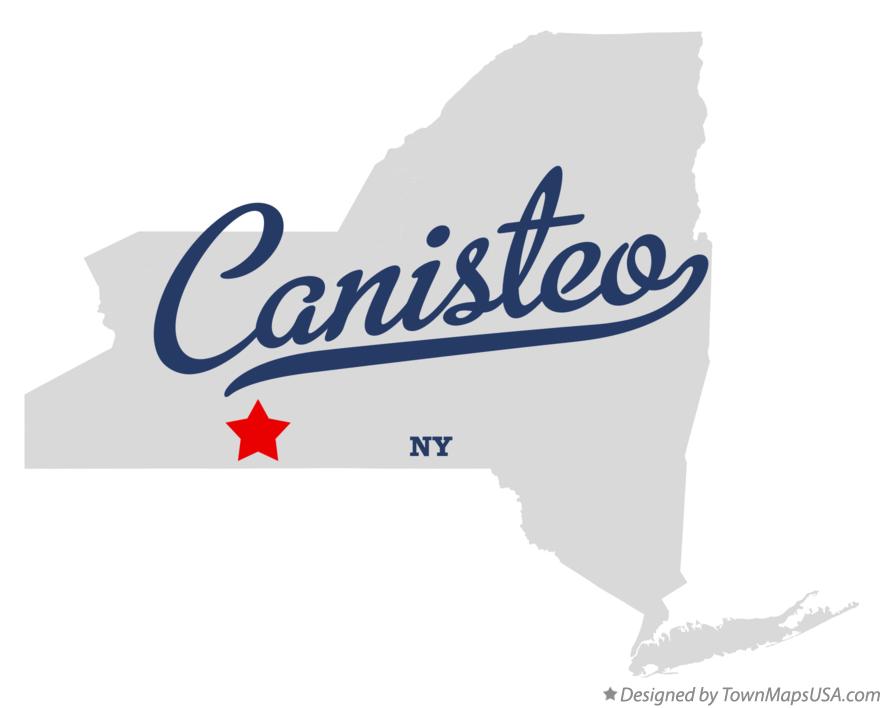 Map of Canisteo New York NY