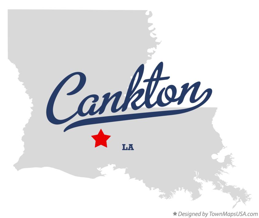 Map of Cankton Louisiana LA
