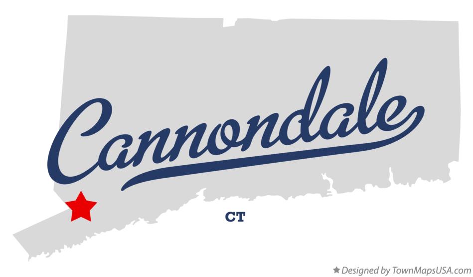 Map of Cannondale Connecticut CT