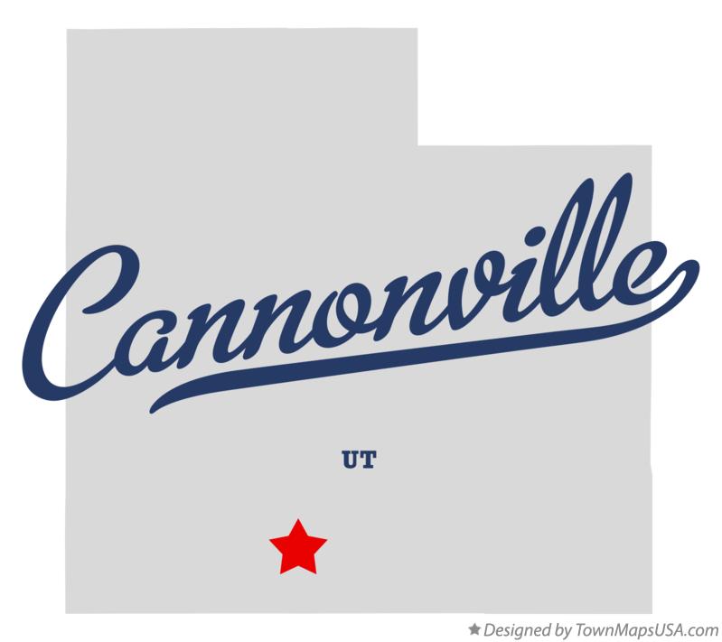 Map of Cannonville Utah UT
