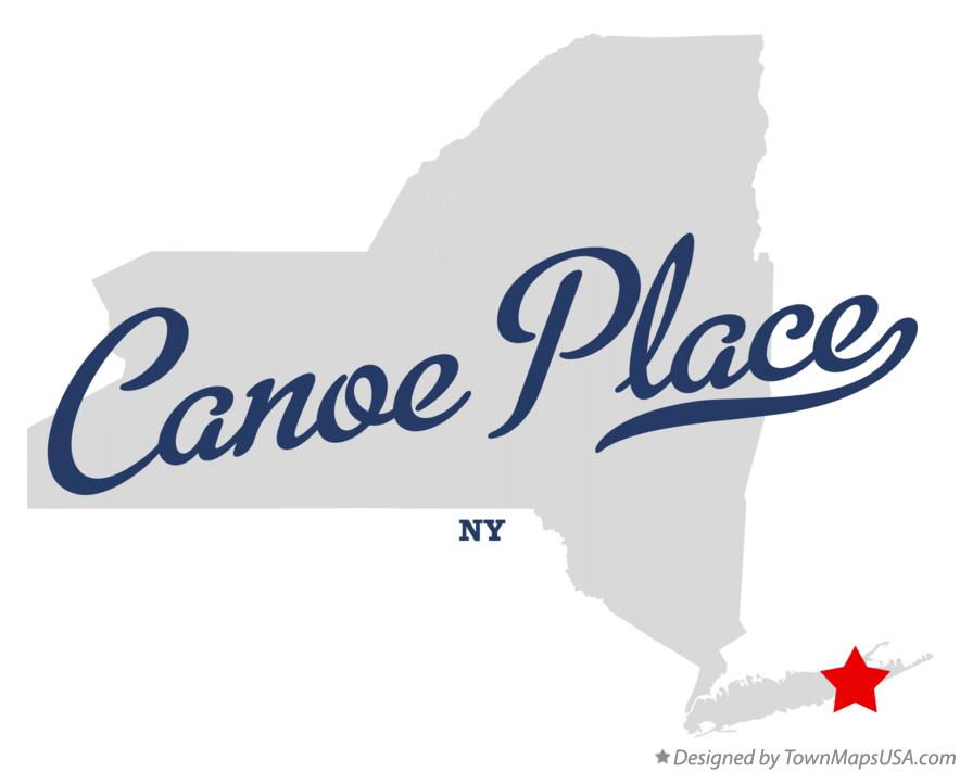 Map of Canoe Place New York NY