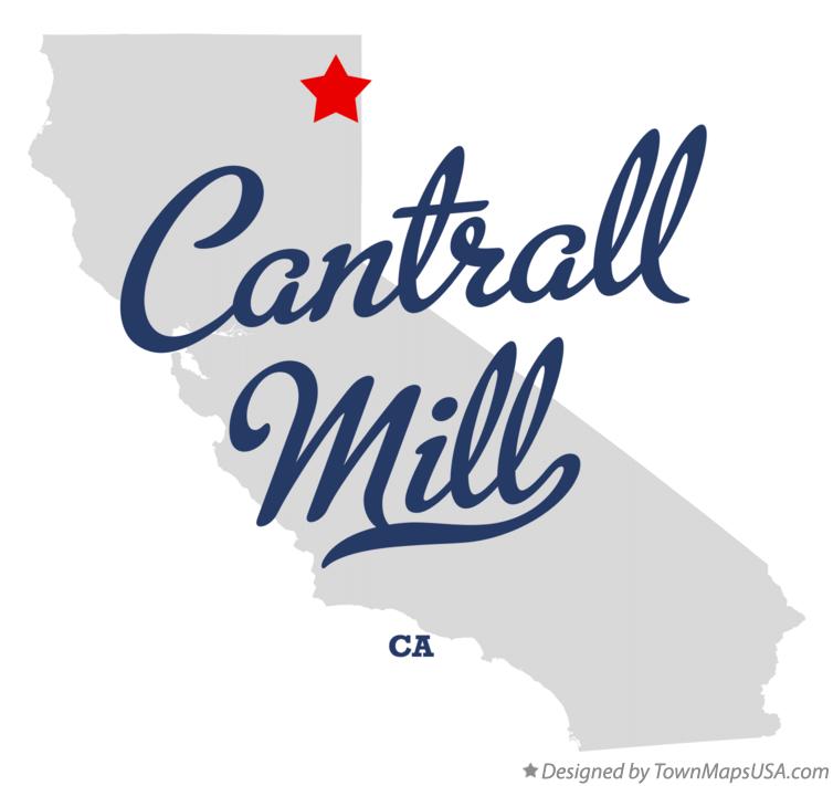 Map of Cantrall Mill California CA