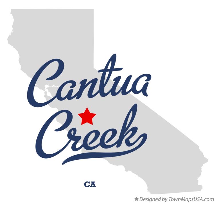 Map of Cantua Creek California CA
