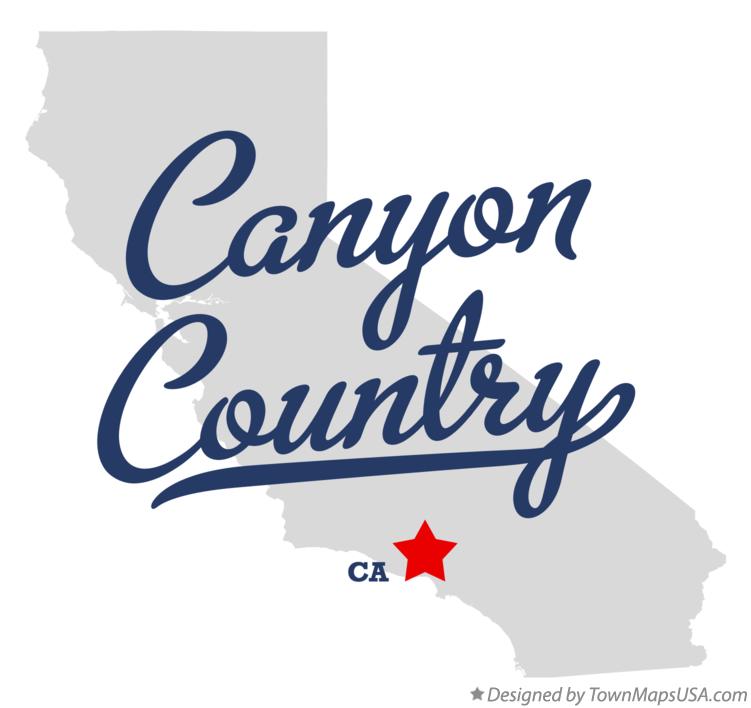 Map Of Canyon Country CA California