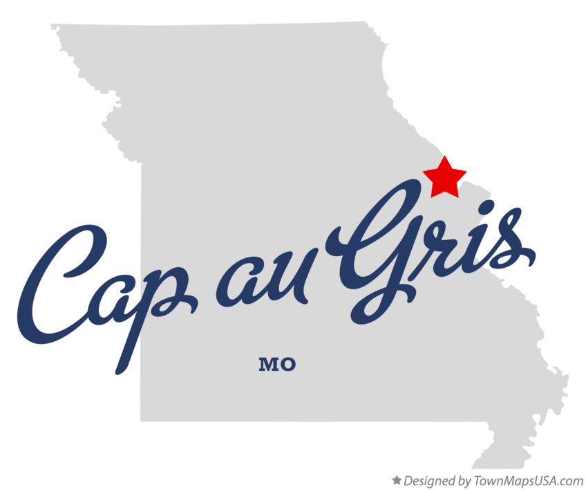Map of Cap au Gris Missouri MO