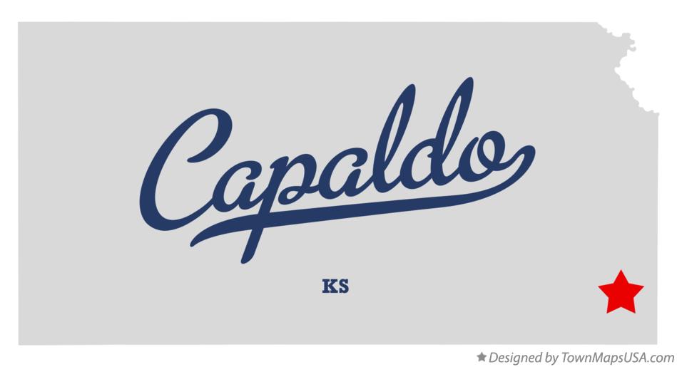 Map of Capaldo Kansas KS
