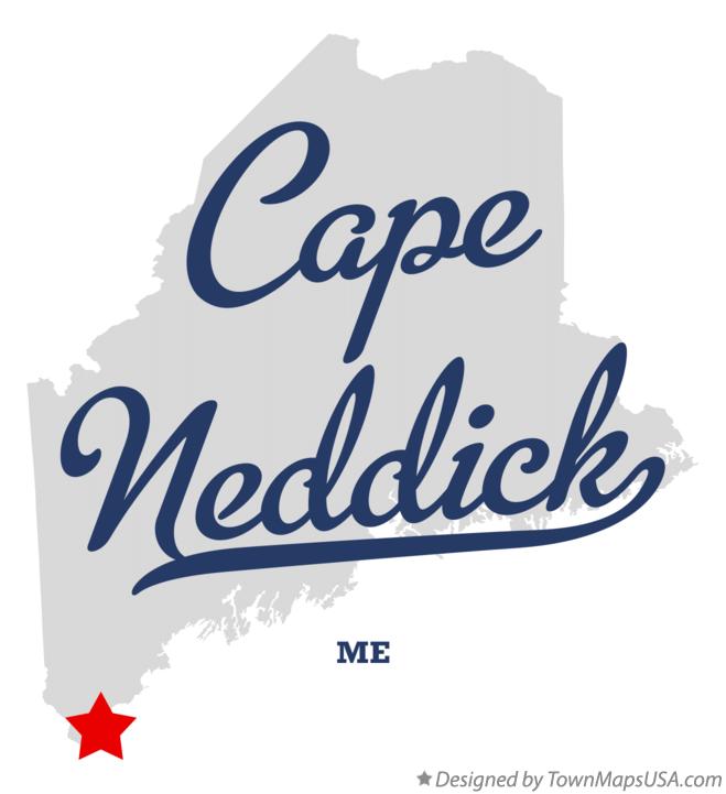 Map of Cape Neddick Maine ME