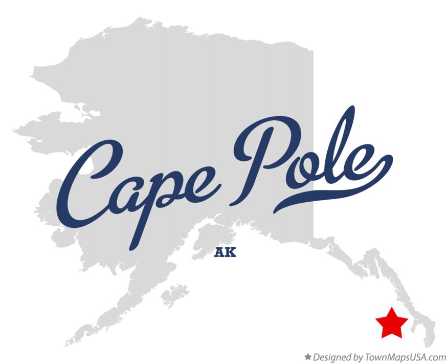 Map of Cape Pole Alaska AK