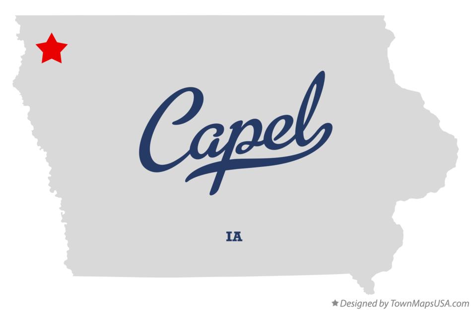 Map of Capel Iowa IA