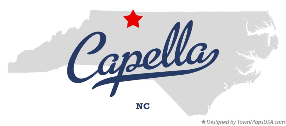 Map of Capella North Carolina NC