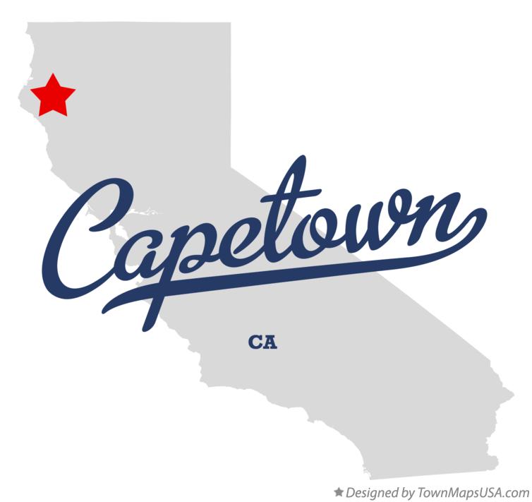 Map of Capetown California CA