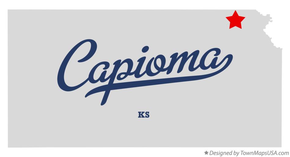 Map of Capioma Kansas KS