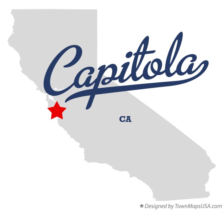 Map of Capitola California CA