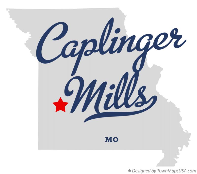 Map of Caplinger Mills Missouri MO
