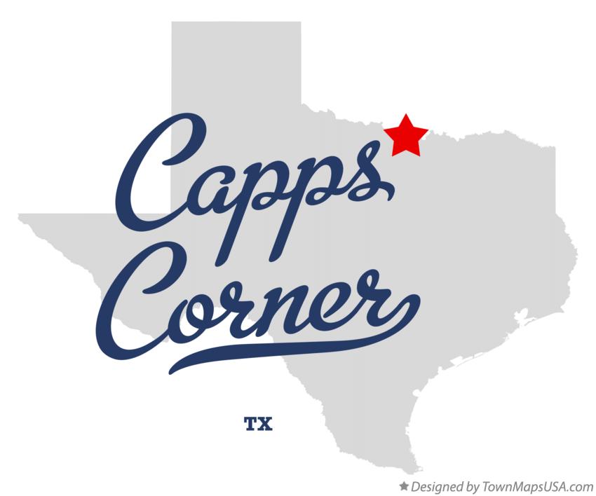 Map of Capps Corner Texas TX