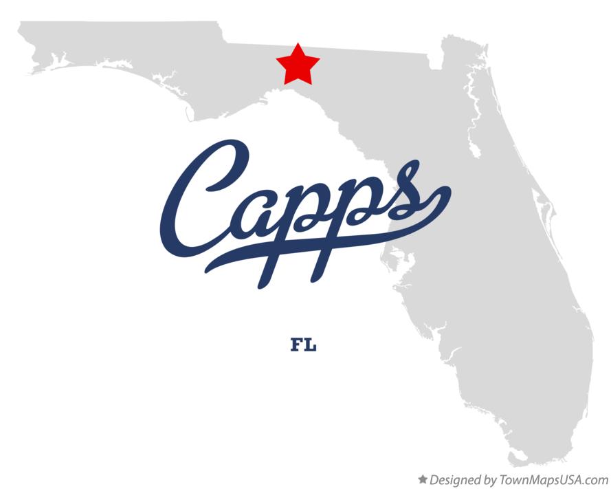 Map of Capps Florida FL
