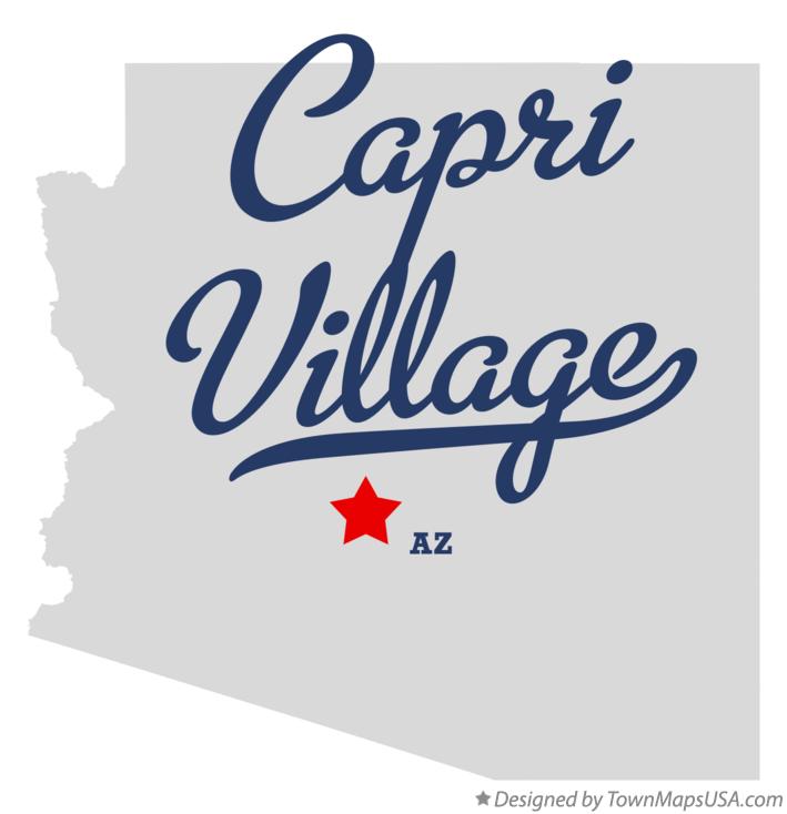 Map of Capri Village Arizona AZ