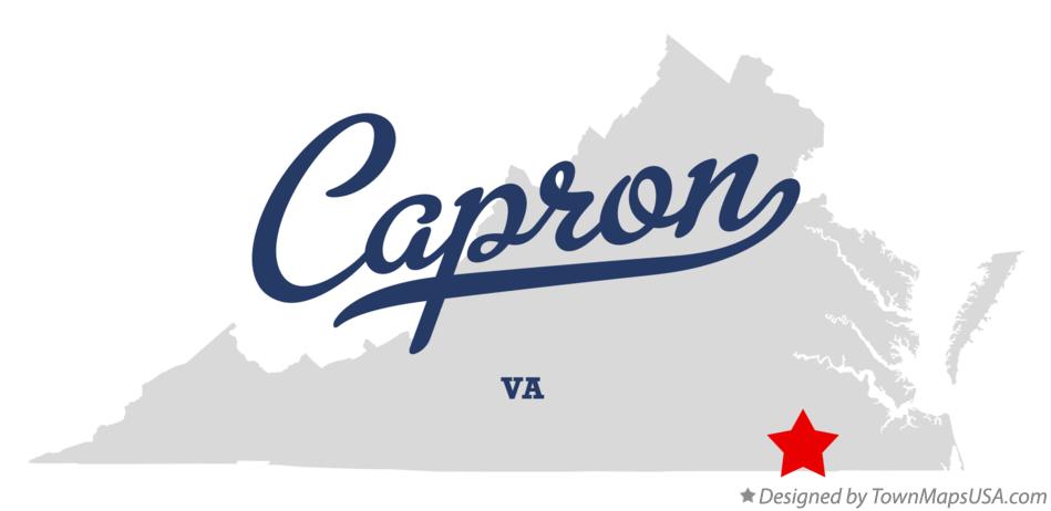 Map of Capron Virginia VA