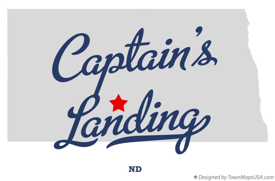 Map of Captain's Landing North Dakota ND