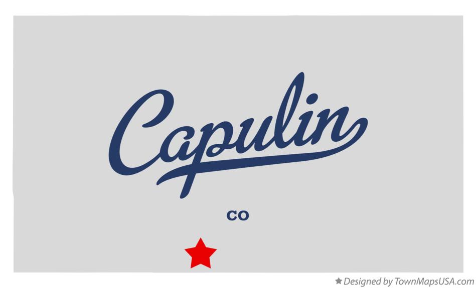 Map of Capulin Colorado CO