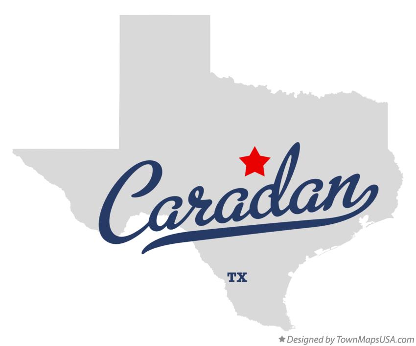 Map of Caradan Texas TX