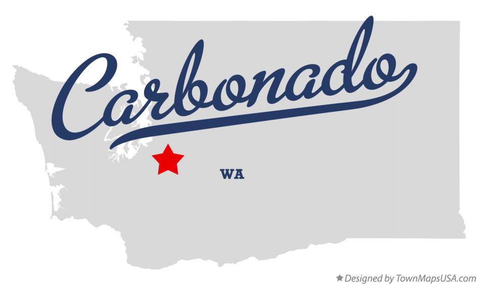 Map of Carbonado Washington WA