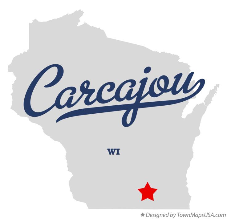 Map of Carcajou Wisconsin WI
