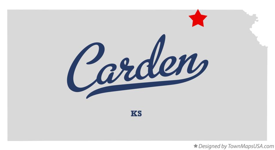 Map of Carden Kansas KS