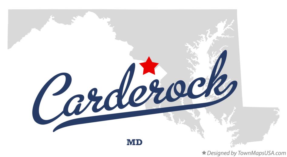 Map of Carderock Maryland MD