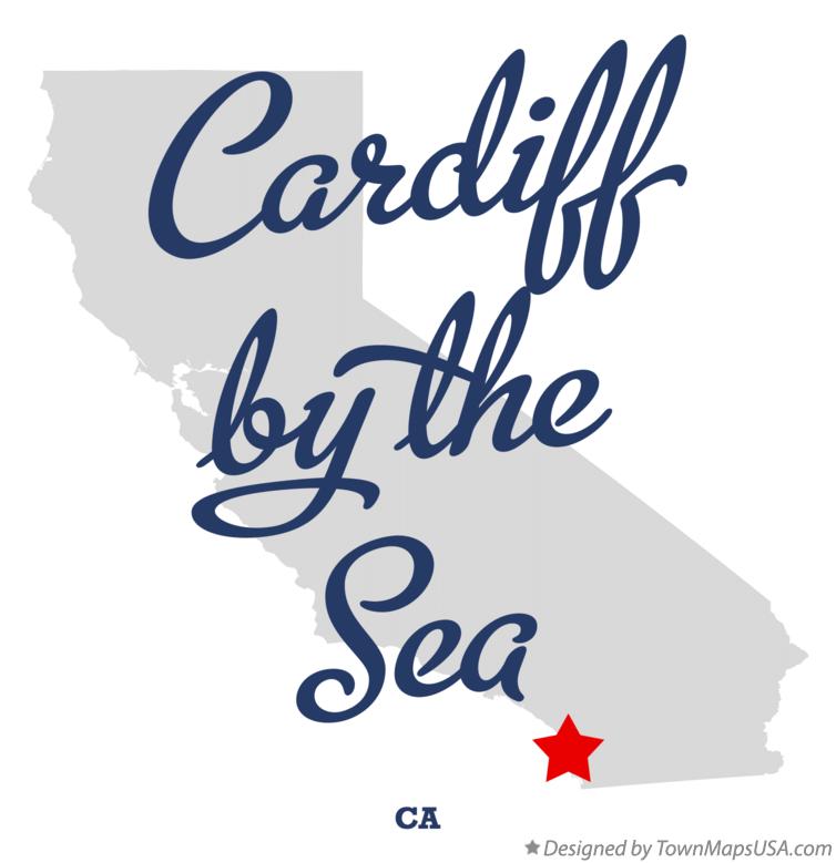 Map of Cardiff-by-the-Sea California CA