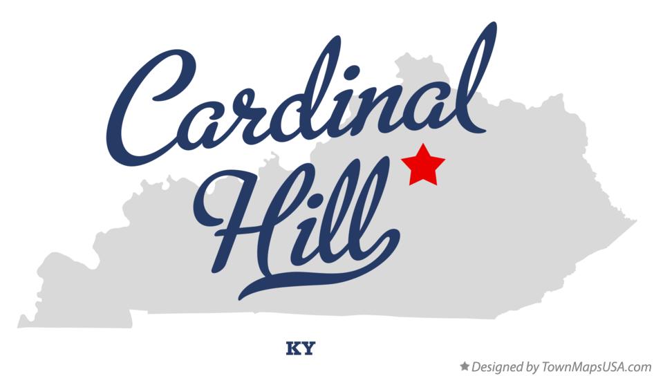 Map of Cardinal Hill Kentucky KY
