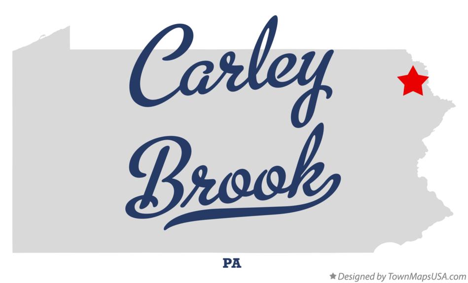 Map of Carley Brook Pennsylvania PA