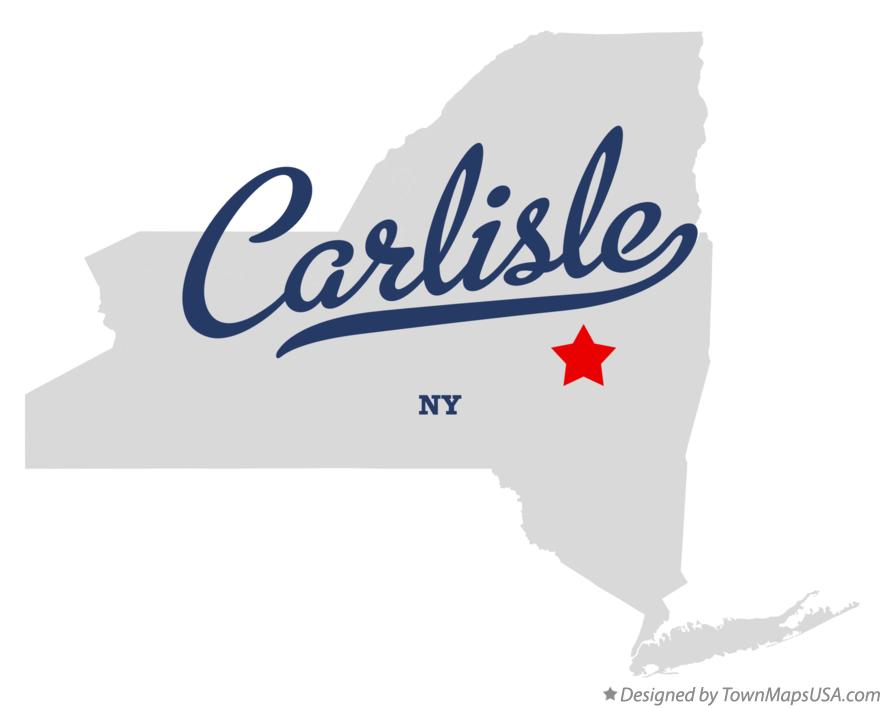 Map of Carlisle New York NY
