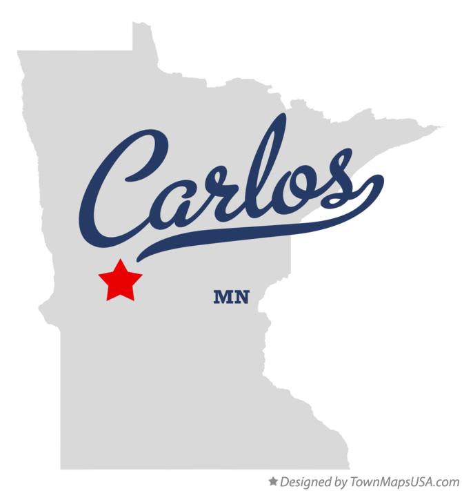 Map of Carlos Minnesota MN