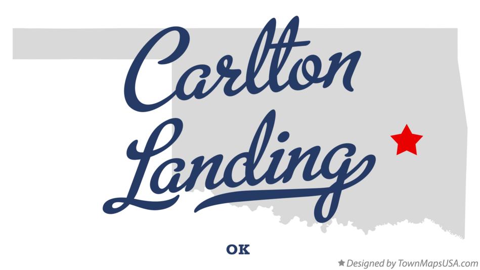 Map of Carlton Landing Oklahoma OK