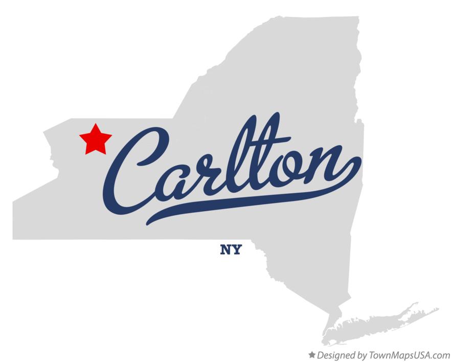 Map of Carlton New York NY