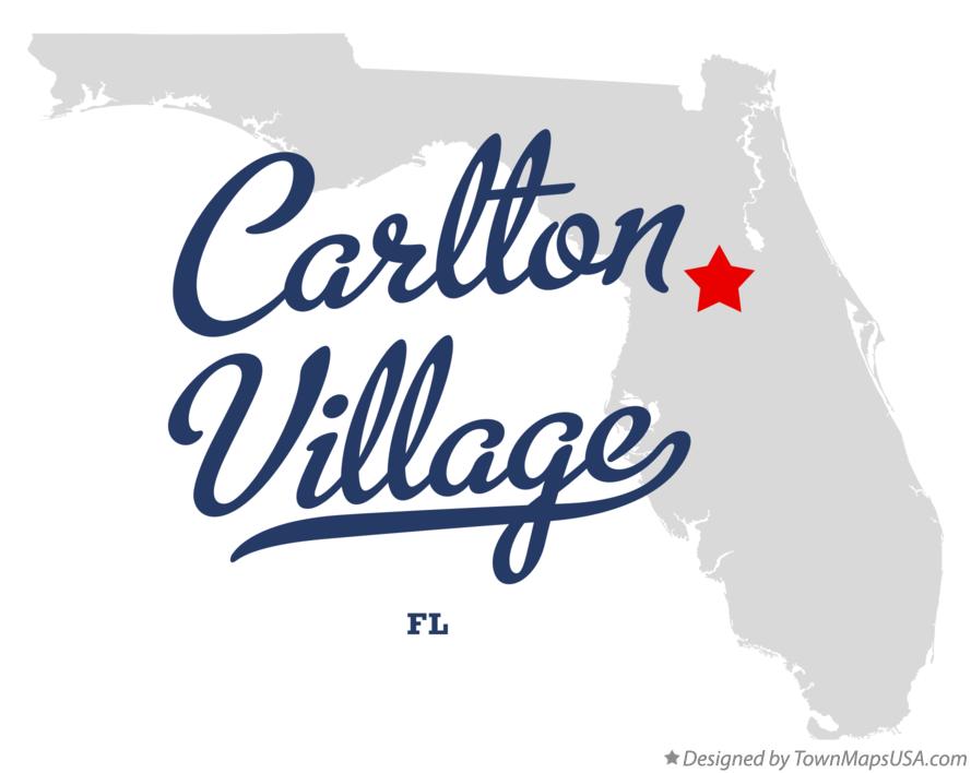 Map of Carlton Village Florida FL