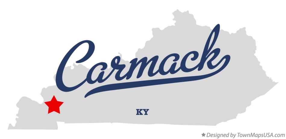Map of Carmack Kentucky KY