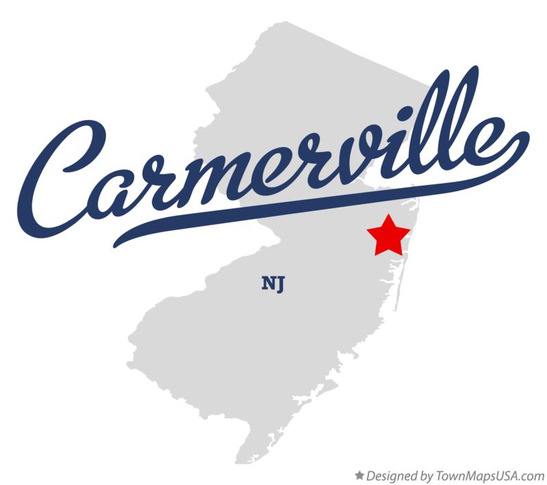 Map of Carmerville New Jersey NJ