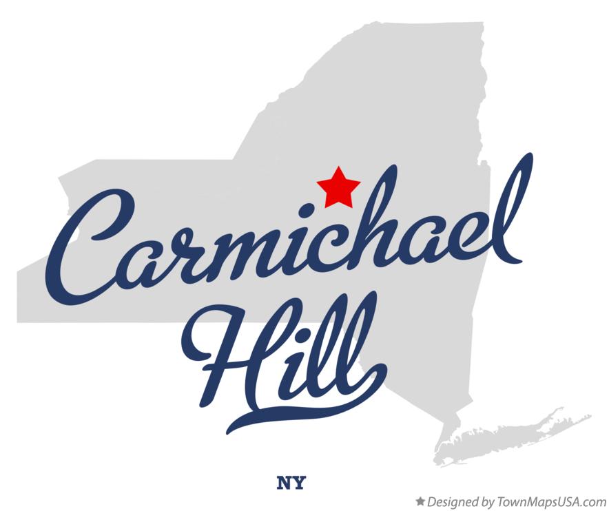 Map of Carmichael Hill New York NY