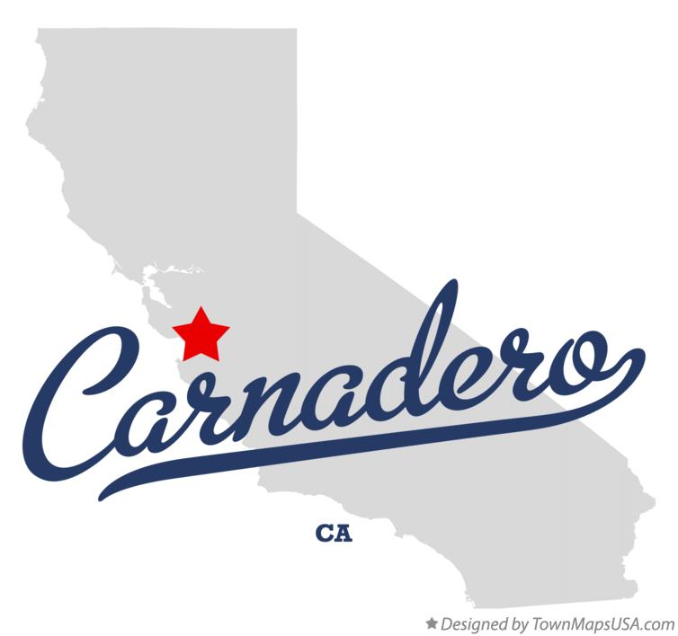 Map of Carnadero California CA