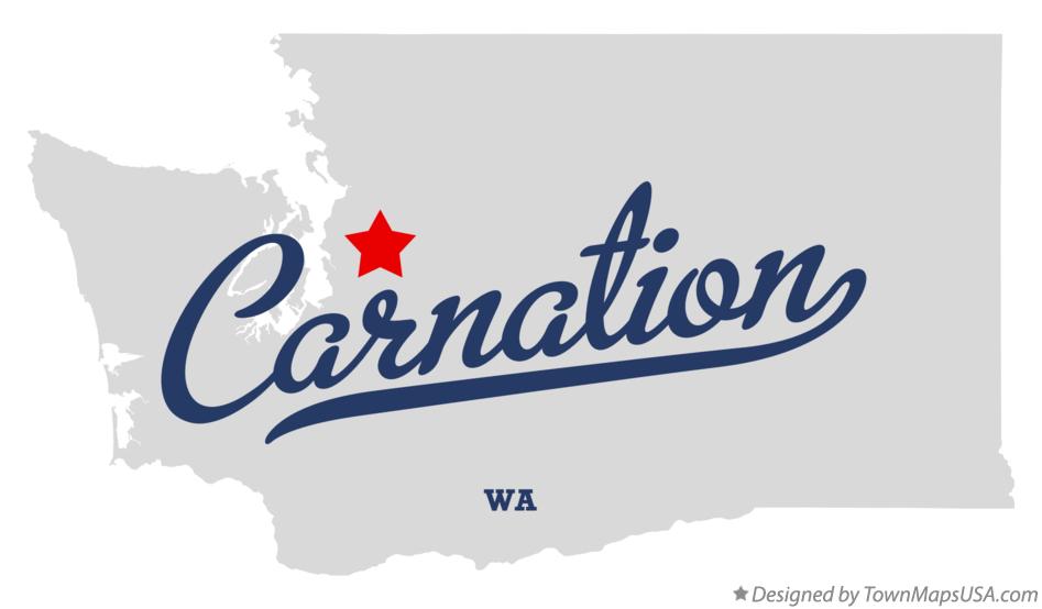 Map of Carnation Washington WA