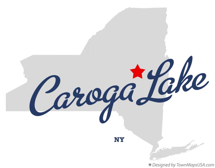 Map of Caroga Lake New York NY