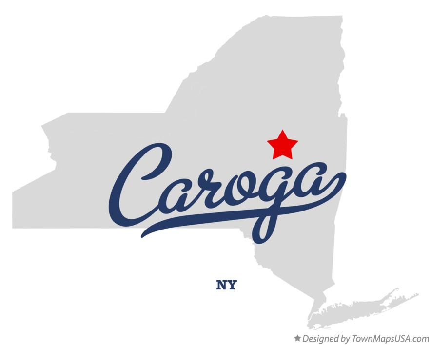 Map of Caroga New York NY