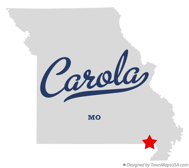 Map of Carola Missouri MO