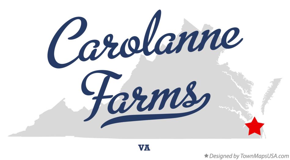 Map of Carolanne Farms Virginia VA