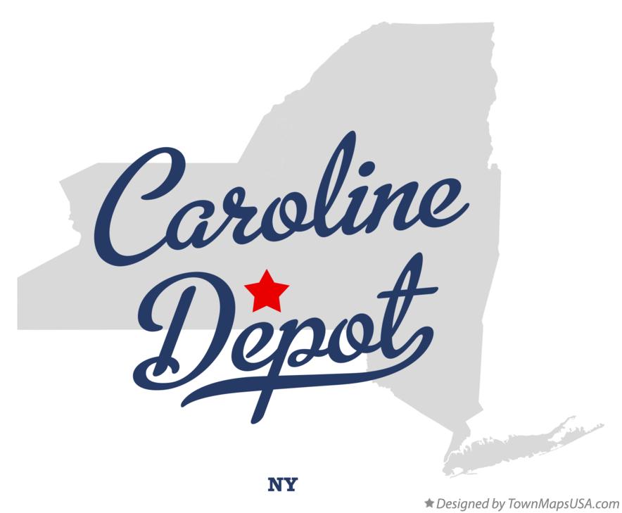 Map of Caroline Depot New York NY