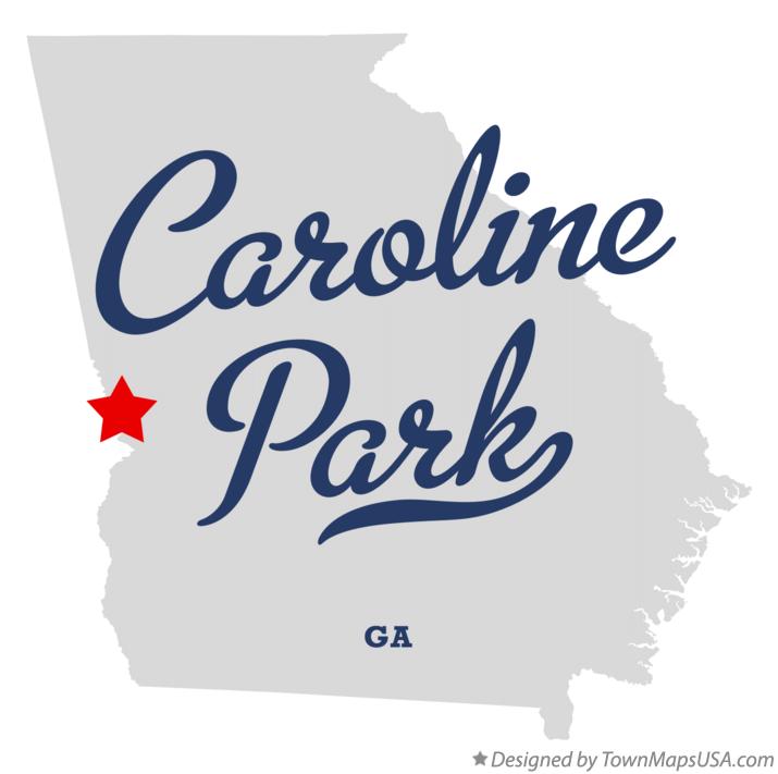 Map of Caroline Park Georgia GA
